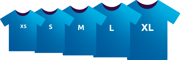t-shirt sizing