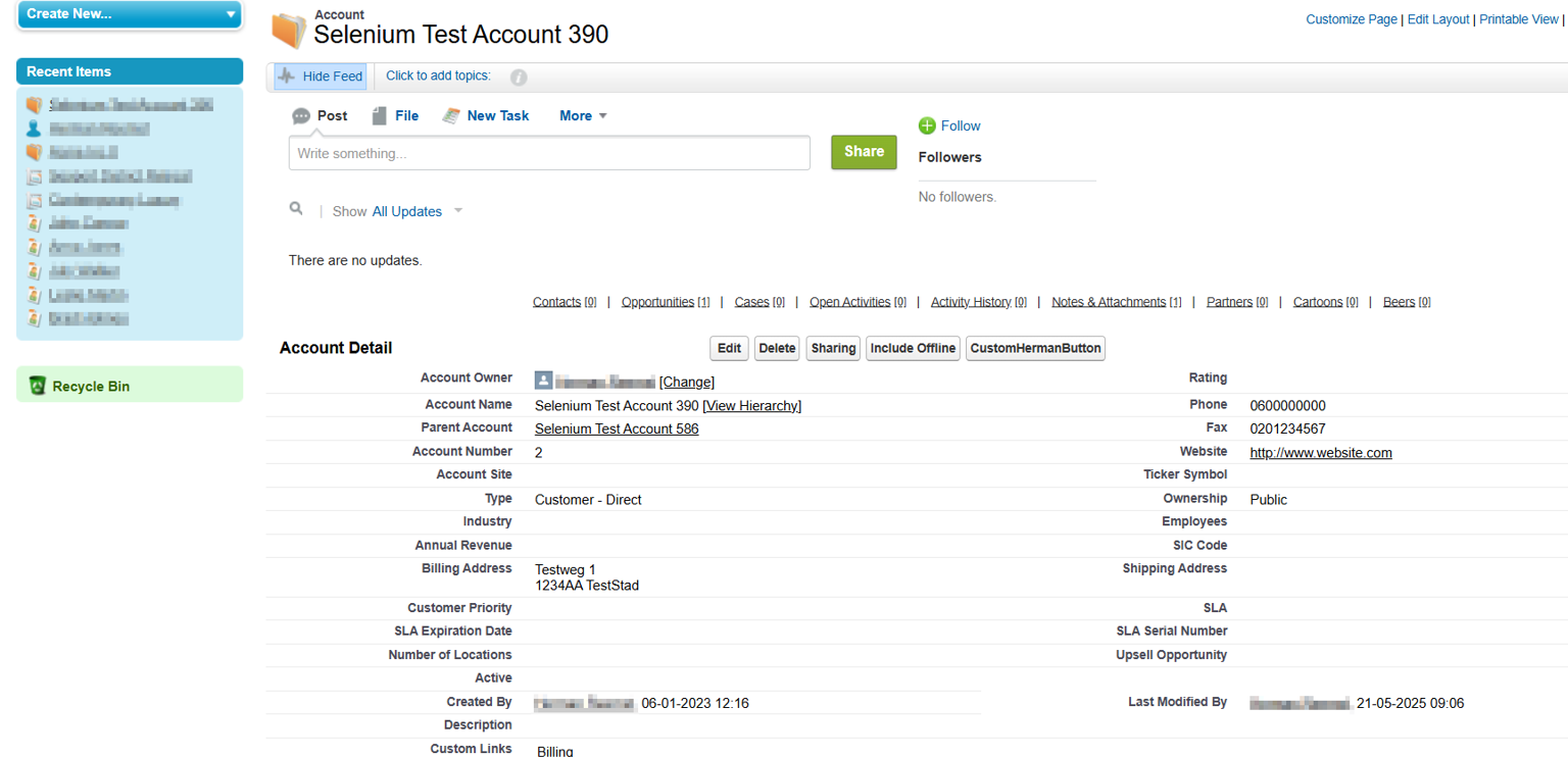 Salesforce User Interface Setup - TMAP